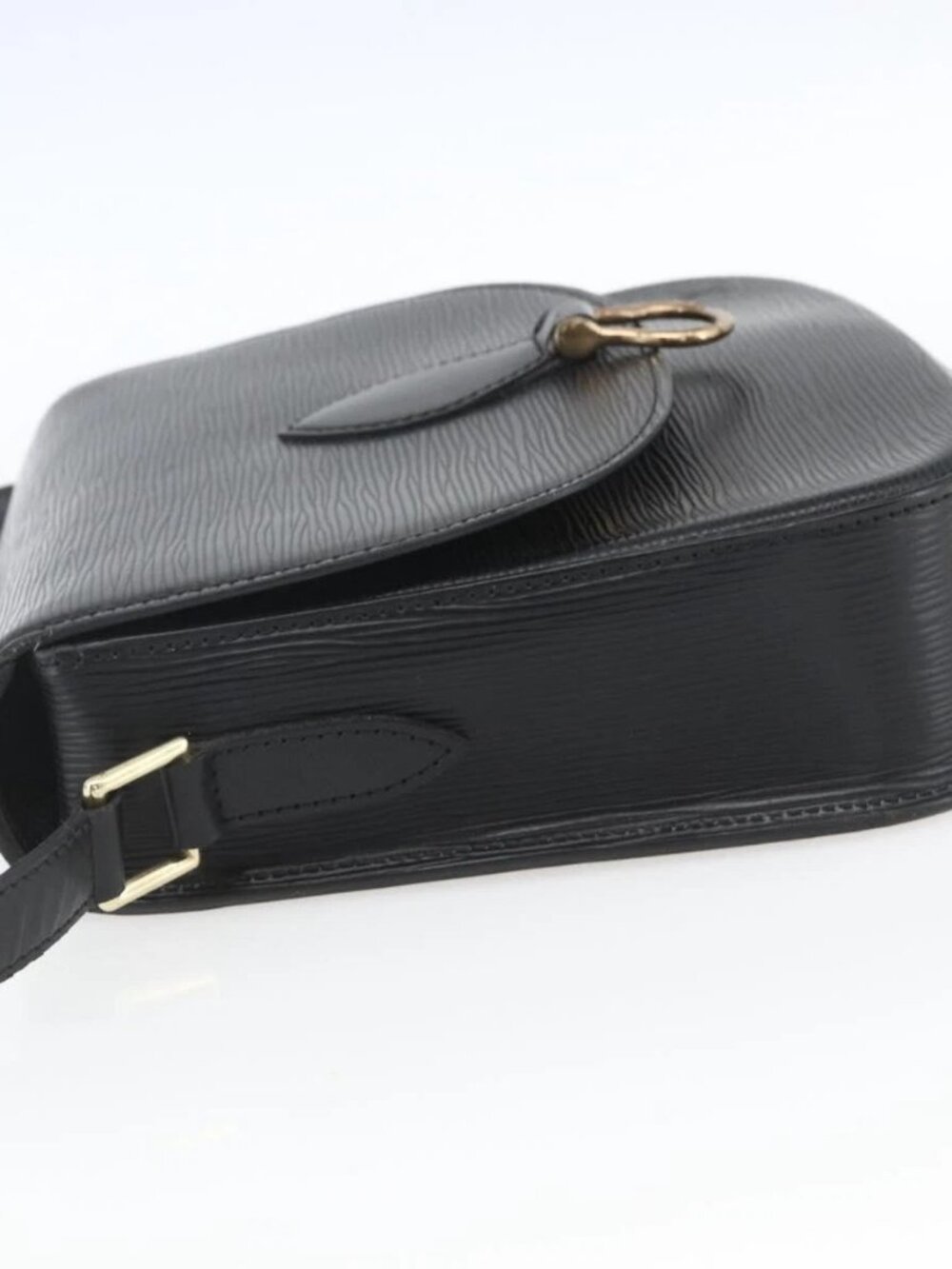 LOUIS VUITTON Epi Saint Cloud GM Shoulder Bag Black Noir - Picture 6 of 16